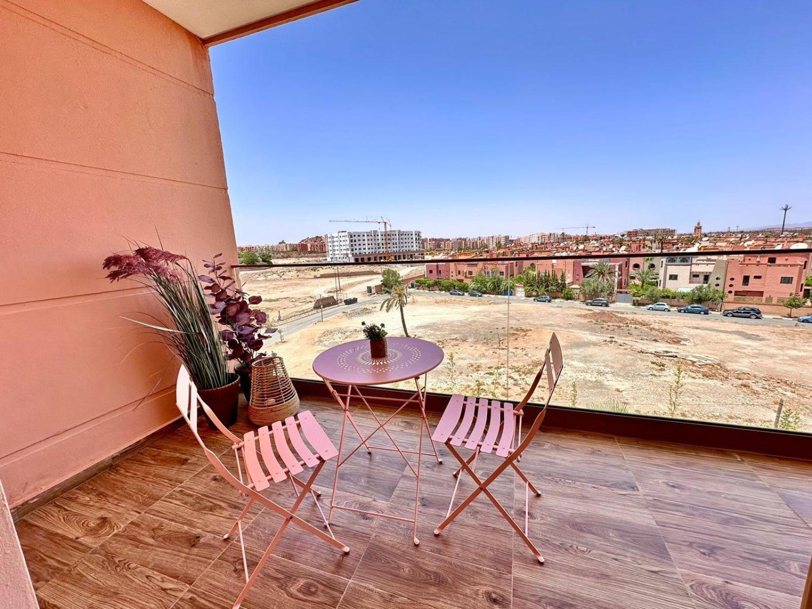 Appartement Luxueux Avec Piscine 10 Minutes Du Centre Ville Marrakesh Exterior photo